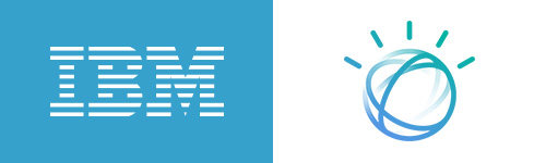 IBM and IBM Watson logos