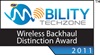 Mobility TechZone Wireless Backhaul Distinction 2011 award