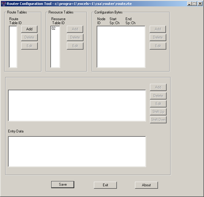 Using the Route Control Tool