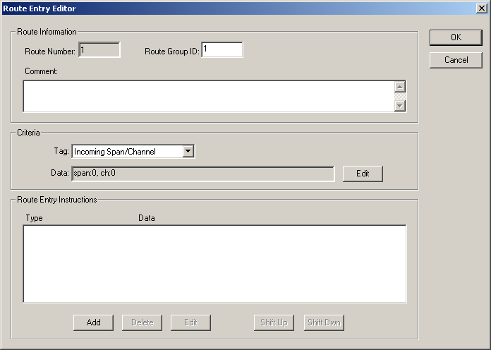 Using the Route Control Tool