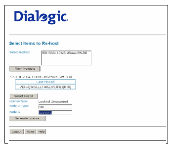 Self Re-Hosting License Files
